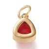 PVD Vacuum Plating 304 Stainless Steel Cubic Zirconia Pendant ZIRC-P080-A07-2