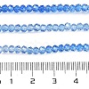 Transparent Painted Glass Beads Strands X-DGLA-A034-T1mm-A01-3