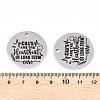 Non-Tarnish 201 Stainless Steel Pendants STAS-T064-38P-24-3