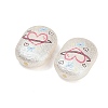Textured Opaque Acrylic Beads AC-CBA36B6-09A-2