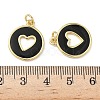 Brass Enamel Pendants KK-M207-D02-07-1-3