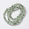 Electroplate Glass Beads Strands EGLA-A034-J4mm-S06-2