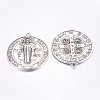 Tibetan Style Alloy Big Pendants TIBEP-A17171-AS-FF-2