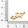 304 Stainless Steel Connector Charms STAS-D036-03B-G-3