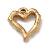 304 Stainless Steel Charms SA-B007-02G-D-1