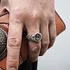 Trident Pattern Alloy Finger Rings for Men FS-WGDDE62-03-4