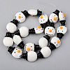 Handmade Lampwork Beads Strands LAMP-N021-018-2