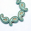 Synthetic Turquoise Bead Strands X-TURQ-S282-38A-2