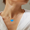 1Pc Alloy Cable Chain Pendant Necklaces NJEW-LP0007-03B-1
