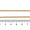 1.8mm Rack Plating Brass Box Chain Necklaces for Women Men MAK-L044-60G-2-5