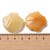 Natural Topaz Jade Carved Healing Shell Figurines G-K353-03I-3