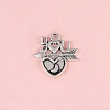 Valentine's Day Tibetan Style Alloy Pendants FIND-CJC0019-25F-1
