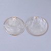 Natural Capiz Shell Big Pendants X-SHEL-S274-89-2