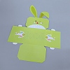 12Pcs 4 Colors Square Paper Storage Gift Boxes with Handle CON-WH0095-53-2
