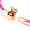 Braided Stainless Steel Wire European Style Bracelets Making AJEW-D047-02A-G-6