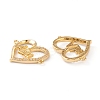 Brass Micro Pave Clear Cubic Zirconia Links ZIRC-Z007-18G-2