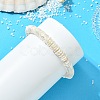 Electroplated Shell Pearl Heishi Beads Stretch Bracelets BJEW-JB14159-2