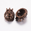 Tibetan Style Alloy Beads PALLOY-F200-08R-2