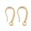 Long-Lasting Plated Brass Ear Wire KK-K381-07G-02-1