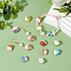 Olycraft 36Pcs 9 Colors Handmade Porcelain Beads PORC-OC0001-04-5