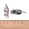 Natural & Synthetic Mixed Stone Double Terminal Pointed Pendants GG-N001-02AS-3