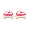 Valentine's Day Alloy Enamel Pendants ENAM-T023-24B-1