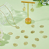 50Pcs Baking Paint Alloy Pendants ENAM-DC0001-78-5