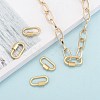 Brass Screw Carabiner Lock Charms ZIRC-G160-11G-5