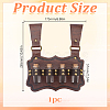 PU Leather with Alloy Gold Metallurgy Storage Belt AJEW-WH0481-41B-2