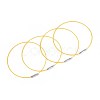 Steel Wire Bracelet Cord DIY Jewelry Making TWIR-R004-02-1