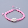 Handmade Polymer Clay Heishi Beads Braided Bracelets BJEW-JB04318-2