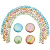 4 Strands 4 Colors Freshwater Shell Beads Strands SHEL-SC0001-13-1
