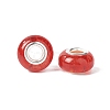 Rondelle Resin European Beads RPDL-A001-01-04-3