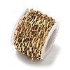 Handmade 304 Stainless Steel Rectangle Box Chains STAS-F341-04G-2