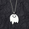 Non-Tarnish 201 Stainless Steel Pendant Necklaces for Man NJEW-Q336-02B-P-1