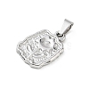 304 Stainless Steel Pendants SA-CBA34D4-03D-P-2