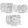 Saint Patrick's Day Theme Carbon Steel Cutting Dies Stencils DIY-WH0309-3313-6