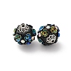 Handmade Resin Indonesia Round Beads IPDL-P005-24AS-02-2