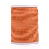 Round Waxed Polyester Cord X-YC-G006-01-1.0mm-07-1