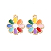 Alloy Enamel Pendants ENAM-C005-07G-2