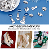 60Pcs 3 Style Iron Large Flat Blank Clips IFIN-PH0001-77-5