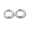 Brass Soldered Closed Jump Rings KK-G465-26P-2
