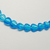 Handmade Silver Foil Glass Beads FOIL-R050-15x10mm-14-2