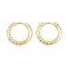 Brass Huggie Hoop Earrings KK-CBA8A92-04G-5