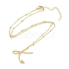 304 Stainless Steel Pendant Necklaces NJEW-H029-02G-K-2