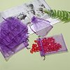 Organza Gift Bags with Drawstring OP-R016-13x18cm-20-5