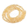 Electroplate Glass Beads Strands EGLA-A044-T1mm-B03-3