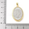 Brass Pendants KK-P294-10G-E-3