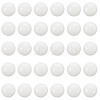 2 Strands Natural White Jade Round Beads Strands G-SP0001-25-1