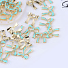 Bowknot Alloy Enamel Pendants ENAM-Q033-22A-1